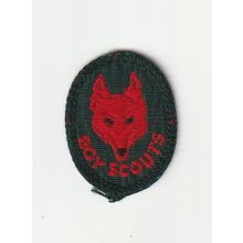 Scout Badge UK Pre 1967 - Wolf Cub Tenderpad - Black Back - Used (BY55)