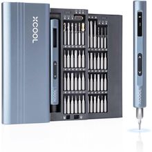 Mini Electric Screwdriver Set with Drill Bits, 52-In-1 400RPM 5 Torque Settings