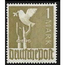 GERMANY 1947 Reaching for Peace 1M Sc#574 MH @M486