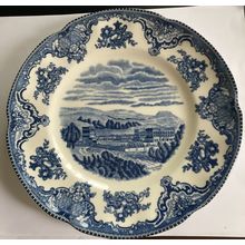 Johnson Bros England 1883 Old Castles of Britain Chatsworth 8" Luncheon Plate