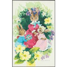 Peggy Burton - Easter Bonnet, c.1960s - Medici Society Postcard