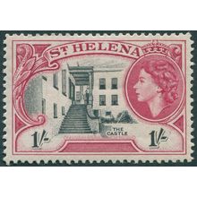 St Helena 1953 1s. black & carmine SG162 unused