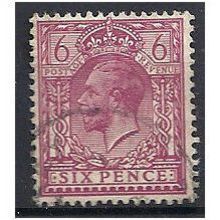 1913 SG385 6d Reddish-Purple Watermark Royal Cypher Fine Used. .