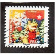 FRA 2010 (58c) 'CHRISTMAS' FINE USED (EBID21650)