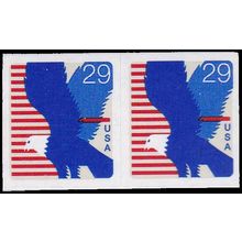 2598 29c Eagle Fine MNH BPS Hor Pair V4840