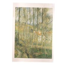 THE COTE DES BOEUFS AT L'HERMITAGEBNEAR PONTOISE by Camille Pissarro postcard =