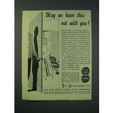 1942 Tube Investments Ltd Ad - May we have this out with you?