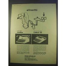 1955 Olivetti Lexikon, Lettera 22 Typewriter Ad