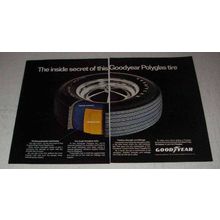 1971 Goodyear Custom Wide Tread Polyglas Tire Ad