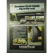 1971 Goodyear Glas-Guard Tire Ad - Big on the Road