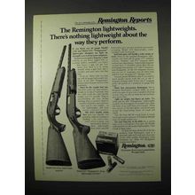 1974 Remington Model 1100 & 870 Wingmaster Shotguns Ad