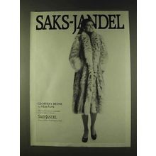 1979 Geoffrey Beene for hba Furs Ad - Saks-Jandel