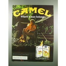1983 Camel Cigarettes Ad - Man Belongs