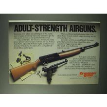 1983 Crosman Ad - Model 1 Rifle, Mark II Pistol