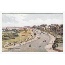 Promenade & Kings Gardens Southport Art Postcard Lancashire 3985