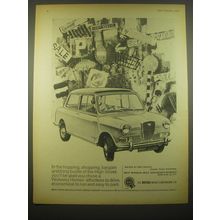 1966 Wolseley Hornet Car Ad - In the hopping, shopping, bargain grabbing bustle