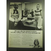 1969 Kelly Girl Ad - 100 years after the industrial revolution