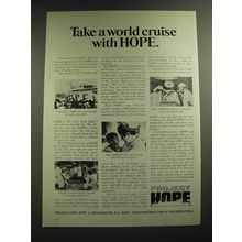 1969 Project Hope Ad - Take a world cruise with HOPE