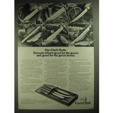 1974 Carvel Hall Knives Ad - Because what's good for the goose