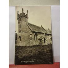 HARDINGTON CHURCH, SOMERSET. vintage used postcard /