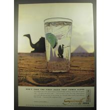 1956 Smirnoff Vodka Ad - Don't take the first oasis that comes along