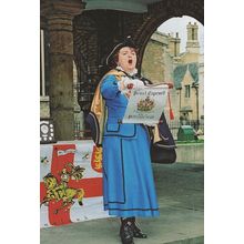 Pearl Capewell Peterborough LadyTown Crier Postcard