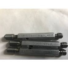 LOT 3 GO NO GO THREAD & PLUG GAUGE 1/2-13 NC 3 GO PD .4500 NO GO PD .4537,ER