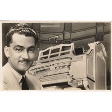 Reginald Dixon Organist MINT Old Real Photo Postcard