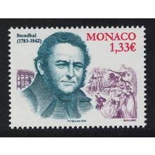 Monaco Stendhal 225th Birth Anniversary of Henri Beyle writer 2008 MNH SG#2843