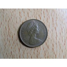 GB 1980 Elizebeth II Decimal 1p Coin