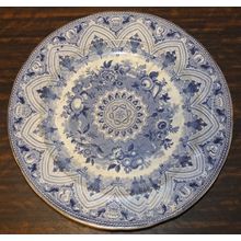 Antique china WEDGWOOD PLATE Victorian 1800s English marks 1862 very old
