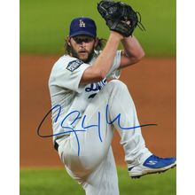 Autographed Clayton Kershaw 8 x 10 Photo Signed