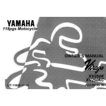 YAMAHA XV250K XV250KC VIRAGO OWNERS MANUAL 1997 MOTORCYCLE 112 PAGES IN ENGLISH