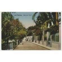 GRAN CANARIA Las Palmas Calle del "Toril" early 20th C. RPPC Rodrigues 34 Spain.