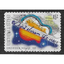AUS 2001 45c (S/A) 'ROCK & POP - CROWDED HOUSE' FINE USED (EBID68-209)