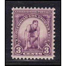 718 3c Runner Barely Clears MNH U0840
