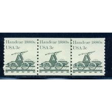 1898 3c Handcar Fine MNH Dry Gum PNC 1/3 W0470