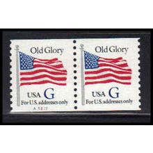2890 32c G Old Glory Very Fine MNH CNP Left A5327 PA1582