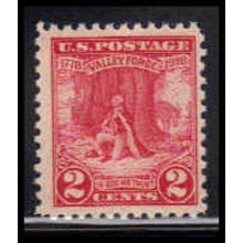 645 2c Valley Forge Fine MNH O1011