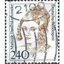 GERMANY, Mathilde Franziska Anneke (1817-1884), brown 1988, 240pf, #7