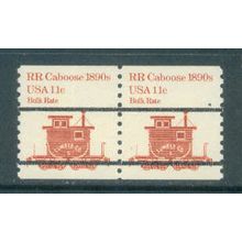 1905a 11c Railroad Caboose Fine MNH Dry Gum Pair PreCnx G0814