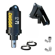 Digga PD3 Auger Drive for Mini Excavators 2 to 5 Ton with Cradle hitch
