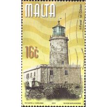 MALTA, Tal-Gurdan Lighthouse, yellow 2001, 16c