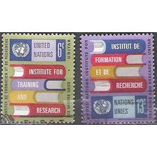 United Nations 1969 Michel 208 - 209 O Cote (2007) 0.70 € UNITAR