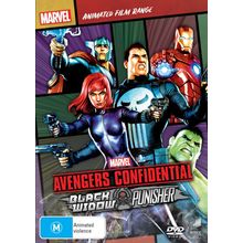 Avengers Confidential: Black Widow / Punisher DVD | Region 4 & 2