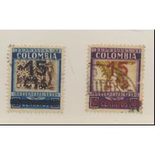 Colombia Stamps Scott #C119 To C120, Used
