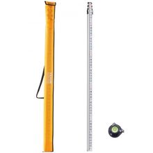 Aluminum Grade Rod, 16-Feet/8ths 4 Sections Telescopic Measuring Rod,Double-...