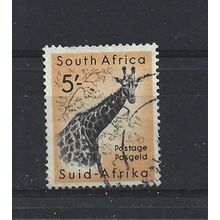 SouthAfrica.SG163 5s Giraffe.Fine Used.Aug25b