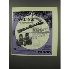1966 Tasco Ad - #620 Scope and Companion Binocular