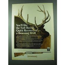 1975 Browning Grade IV BAR Ad - Soft Recoil